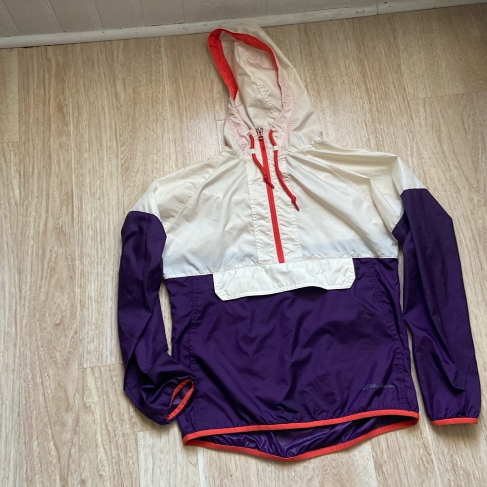 Vintage 90s Eddie Bauer Jacket Windbreaker Pullover Size XS